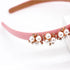 Serre-tête à ornements floraux en perles et strass Sienna
